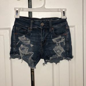 Distressed American eagle shorts